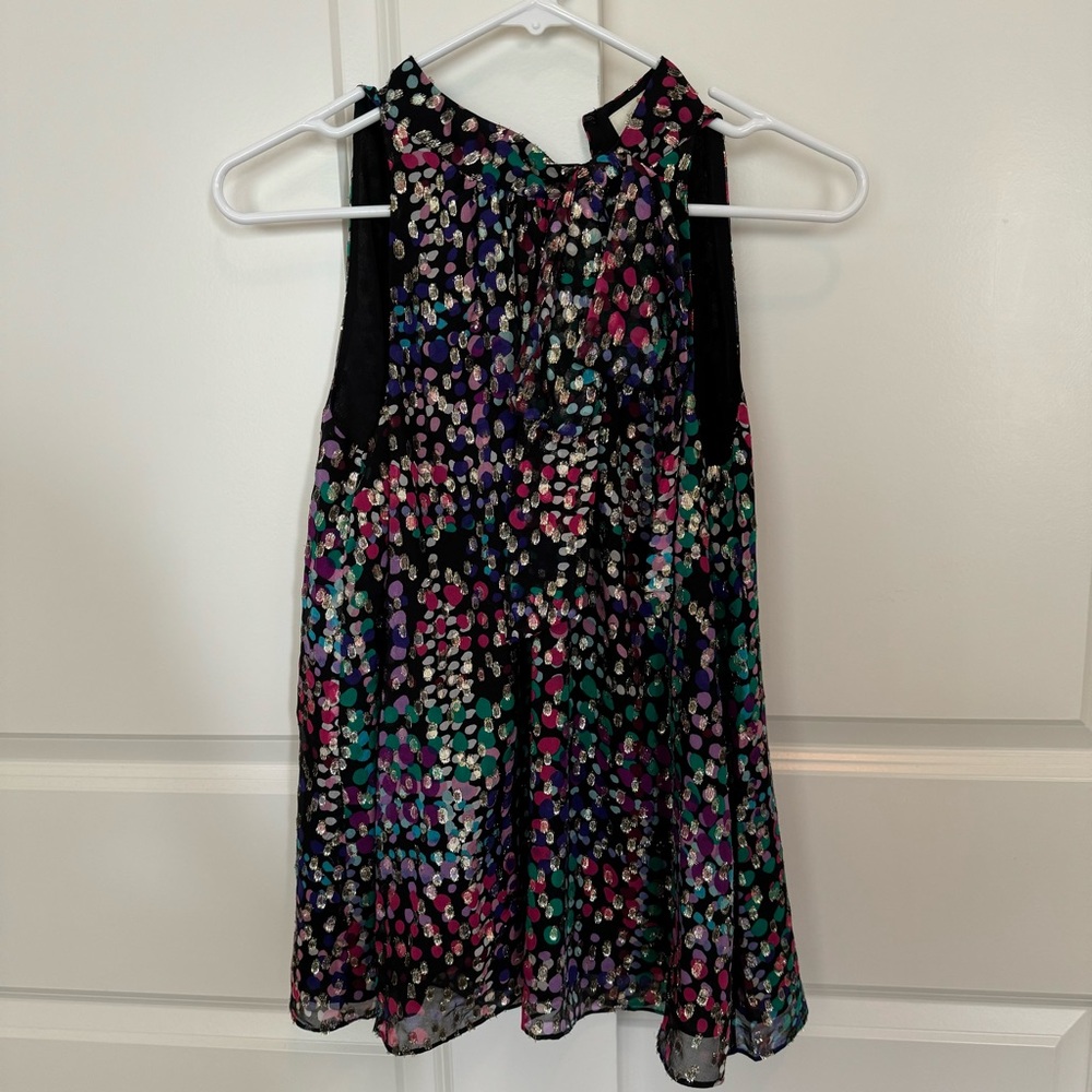 NEW Kate Spade Sleeveless Multicolor Top